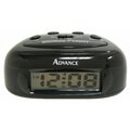 Geneva/Advance Clock Co LCD Battery Operated Alarm Clock 6016AT